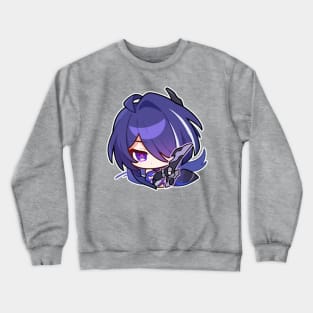 Honkai Star Rail Chibi Acheron 3 Crewneck Sweatshirt